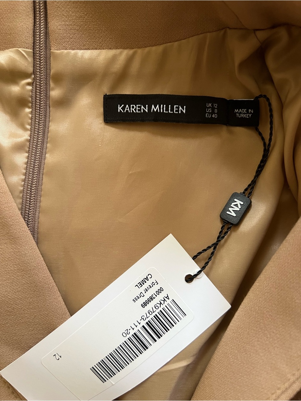 Karen Millen Camel Forever Dress (NWT) - Picture 8 of 8